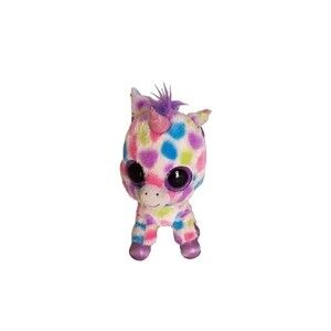 TY‎ Beanie Boos - WISHFUL the Dotted Unicorn (Glitter Eyes) (6 inch) - MWMTs Boo